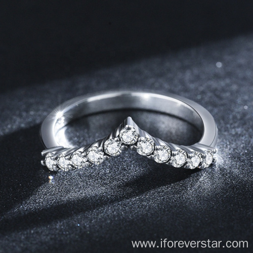 Hot Sale S925 Silver Rings Engagement Band Rings